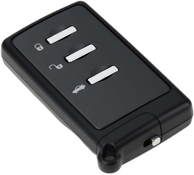 Dailygoods- Afstandsbediening Slimme Sleutel - Compatibel met Subaru Impreza/Legacy - Drie-knops Lay-out - Valbestendig - Slijtvast - Inclusief Blanco Sleutel - Sleutelhanger