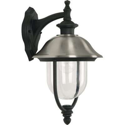 KS Verlichting Buitenlamp - Bologna - Hang - E27 - Zwart - Zilver