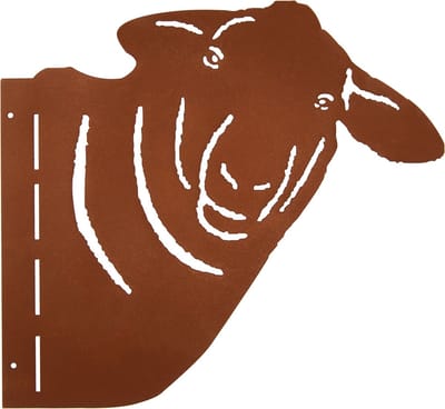 UNUS® Boomsteker boomprikker schaap roestlook van metaal tuindecoratie schaap