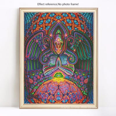 Diamant schilderij ronde stenen cartoon diamant borduurwerk foto's 20X30 black