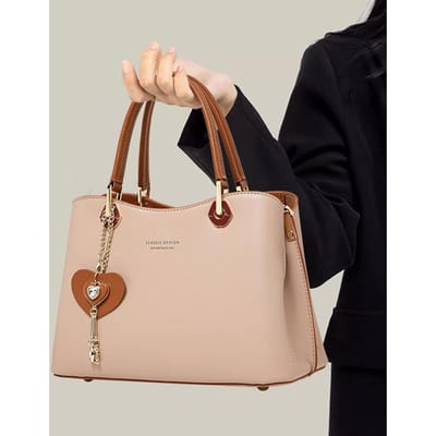 Nieuwe Dames Tas Handtas Crossbody Middenleeftijd High End Echt Leer Dames Tas Licht Luxe Moeder Koeienhuid Leer brown