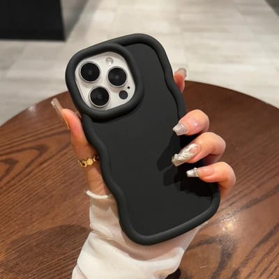 Luxe Golvend Patroon Snoepkleur Telefoonhoesje Voor iPhone 11 12 13 14 15 16 Pro Max X Xs XR Max 7 8 Zachte Siliconen Schokbestendige Hoes For iPhone 16 pro