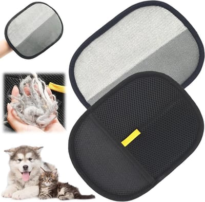 Dubbelzijdige Huisdierverzorgingshandschoenen voor Honden en Katten - Handig voor het Verwijderen van Huisdierhaar