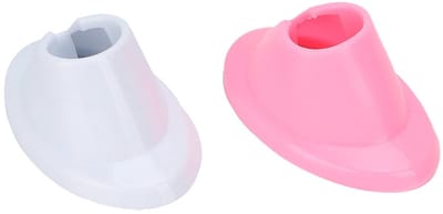 Dailygoods- Nagellakstandaard Antimors - Nagellakhouder - Zachte Rubberen Houder - 2 Stuks - Lichtgewicht - U-vormige Hellingsopening