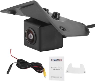 Dailygoods- Vooraanzichtcamera IP68 Waterdicht - CCD Beeldsensor - 170 Graden Hoek - Geschikt voor Vito/Viano A/B/C/E-Klasse - Nachtzicht - Inclusief Montage Kabelboom - Parkeercamera