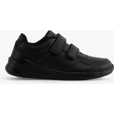 MARLING Unisex Leren School Sneakers Zwart