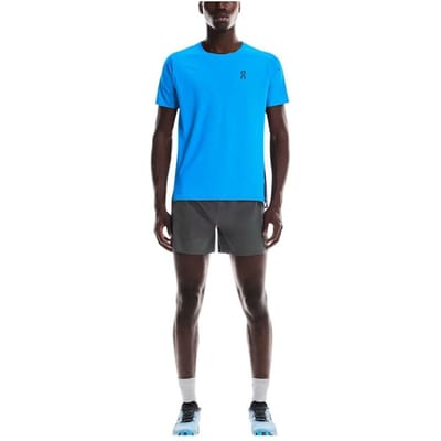 On Performance T Logo Crew Neck T-shirt met korte mouwen Heren Tops Malibu Marineblauw 1ME10230267 L black