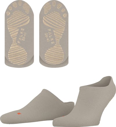 FALKE Cool Kick Noppen op de zool materiaal huissokken unisex beige - maat 37-38