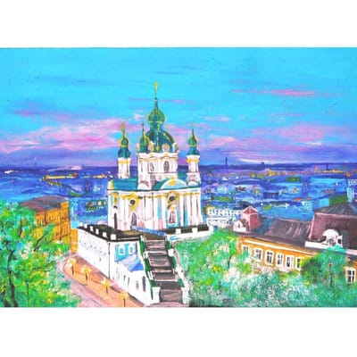 Diamond Schilderen Cross Stitch Diamond Borduren Landschap Borduurpakketten Diamond Art Wall Decor 20X30CM blue