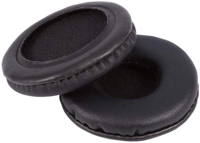 Dailygoods - Vervangende Oorkussens voor Hoofdtelefoon - Zacht PU Leer - Comfortabel en Duurzaam - Zwart - Geschikt voor K450-K430-K420-K480
