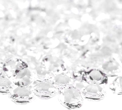 MGM Trading Acryl diamant glitter diamant kristallen transparant diy mooie decoratie voor bruiloft verjaardag vaas mobiel (6mm 2000 stks)