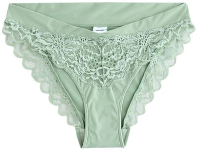 Next - Dames - Ultimate Comfort kanten slip met hoge pijpen - Groen