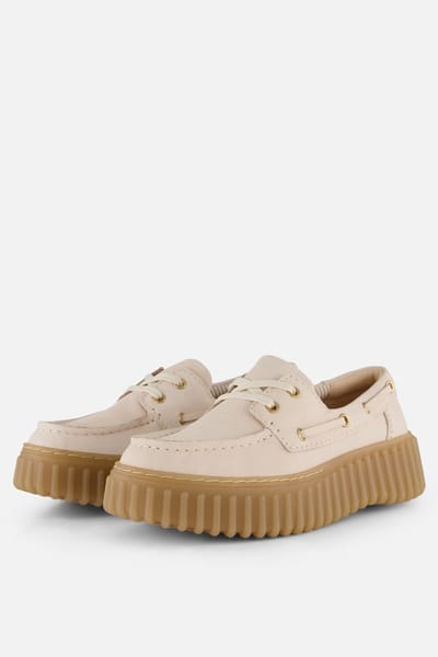 Clarks Torhill Bootschoenen wit Nubuck - Maat 37