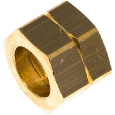 4/6/9 G3/8'' LHmm Wartelmoer messing L14.5mm [5 Stuks]