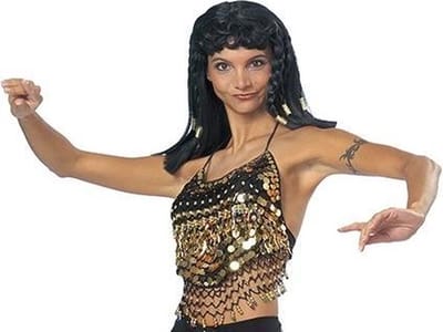 Rubie's Top Juwelen Dames Zwart/goud One Size