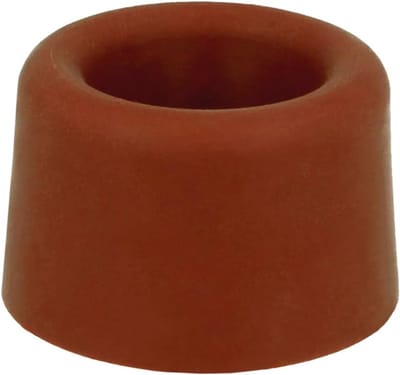 Deurstopper - Vloerstopper - Muren beschermen - Eenvoudige bevestiging - 40 x 25 mm - Bruin