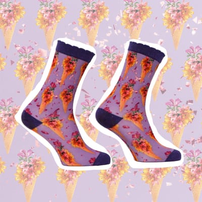 Sock My Feet - Sock my icecream flower