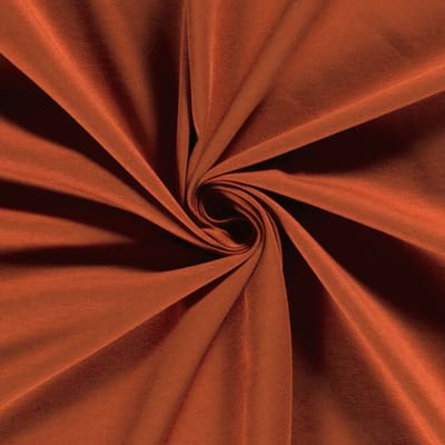 Tricot Stof Uni Brique Steenrood – 95% Katoen & 5% Elasthaan – Stretch Jersey 150 cm – 220 gr/m² – Voor Kleding