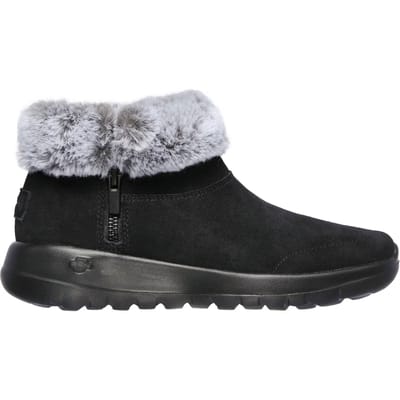 Skechers On The Go Joy-Savvy 144003-BKGY, Vrouwen, Zwart, Laarzen,Sneeuw laarzen, maat: 36