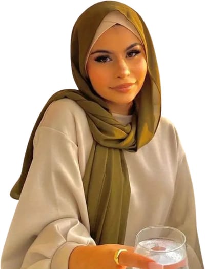 Bovista Hoofddoek - Hijab - Dames - Abaya - Sjaal - Islamitische Kleding - Moslim Kleding - Alhamdulillah - Groen