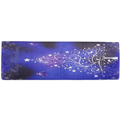Tapis de porte en flanelle Tapis de cuisine Tapis de bain pour chambre à coucher Salon Tapis de sol Décoration de Noël