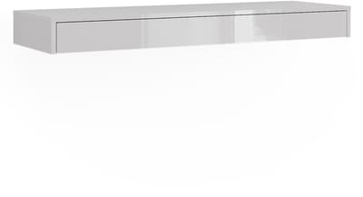 Vicco Sherry Wandrek – 120 x 12 cm met lade Wit Hoogglans