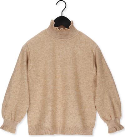 Minus Ceceline Knit Pullover Truien & vesten Dames - Sweater - Hoodie - Vest- Camel - Maat XS