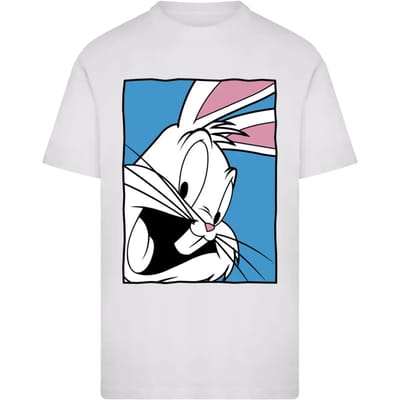 T-shirt Merchcode Looney Tunes Bugs Bunny Funny Face 2.0