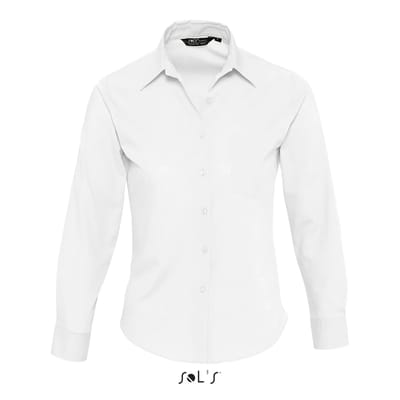 SOL'S Popeline-Blouse Executive Long Sleeve L621 - White - M