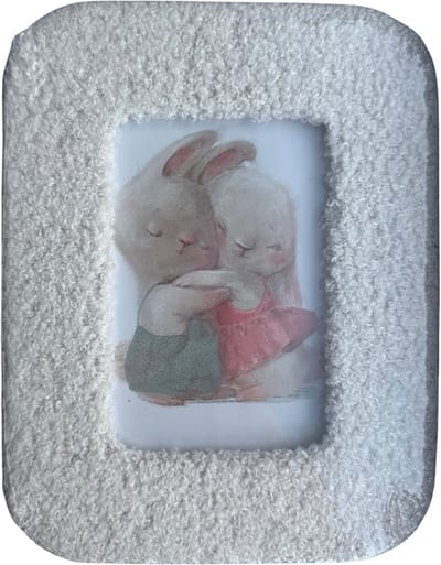Teddy fotolijst - wit - photo frame - 17 x 1,5 x 22 CM