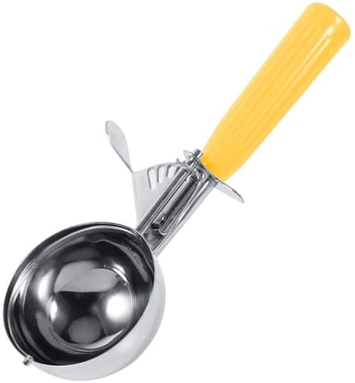 Dailygoods - Innovra - Dailygoods - Dailygoody - Keuken IJsbal Lepel - Roestvrij Staal - Comfortabele Handgreep - 5,5 cm - Vaatwasserbestendig - Ideaal voor Desserts - Geschikt voor IJs