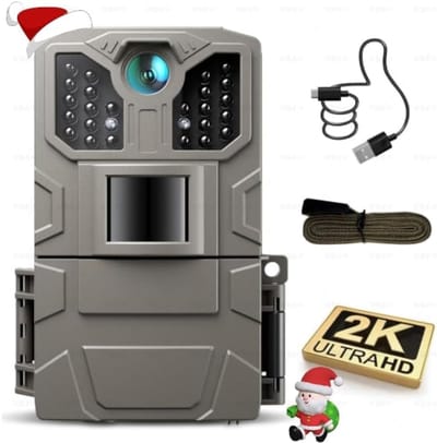 HEZIVO® Wildcamera met Nachtzicht - 4K Ultra HD - Oplaadbaar - Waterdicht
