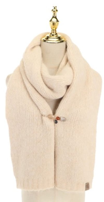 Sjaal - Arosa - Beige - 205 cm x 40 cm