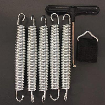 Trampolineveren en accessoires - 87 mm tot 178 mm, duurzaamheid en sterkte