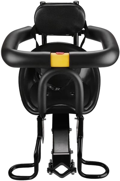 Kinderfietsstoeltje, 70 kg draagvermogen, comfortabele kussen, zachte rug