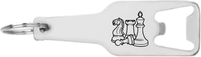 Akyol - schaken flesopener - Schaken - schaker - leuk kado voor iemand die van schaken houd - 105 x 25mm