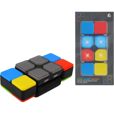 Muziek Magische Kubus Veranderbaar Intelligente Veranderbare Puzzel met LED-licht Educatief Elektronisch Speelgoed voor kinderen Anti Stress blue