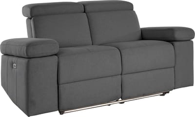 Rayland-Sofa - 2-zits - Elektrisch - Antraciet