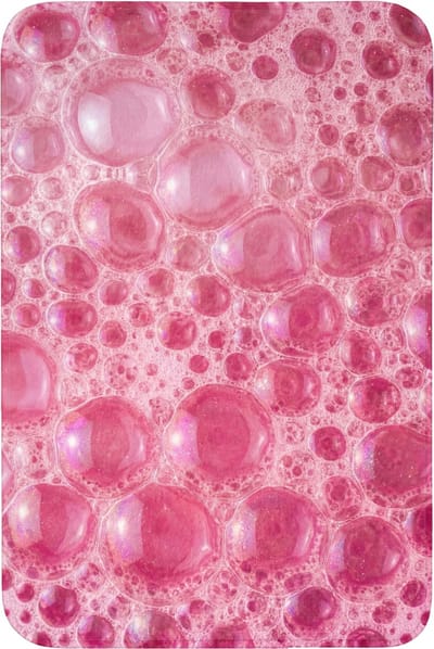 WC mat 60x90 cm - Antislip - Roze - Schuim - Bubbels - Toiletmat - Vloermat - Douchemat - Toilet tapijt - Toiletmatten