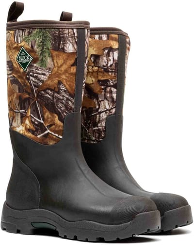Muck Boot Derwent II | Zwart/Bark - Regenlaarzen - Maat 42 -
