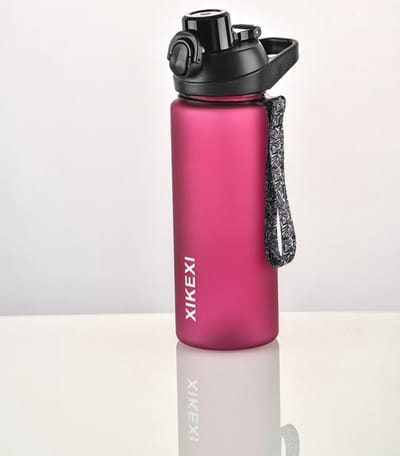 Drinkfles | Waterfles | Frosted Rood | 800ml met Pop-up Rietje – Herbruikbaar voor Sport en Outdoor Veldfles