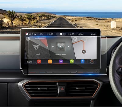 Navigatiescherm Beschermfolie voor Cupra Formentor en Leon 2021-2024, 9H Gehard Glas, Schermbescherming, GPS Beveiliging, 12 Inch