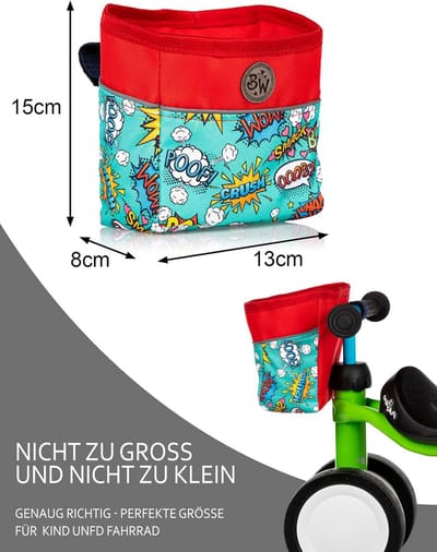 Universele Kinder Stuurmand voor Loopfiets, Driewieler en Steps - Met Reflectie