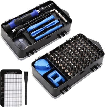 oCreon 117-delige Precisie Schroevendraaierset - Professionele Magnetische Reparatieset voor Elektronica