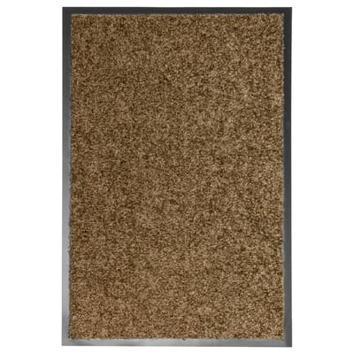 vidaXL - Deurmat - wasbaar - 40x60 - cm - bruin