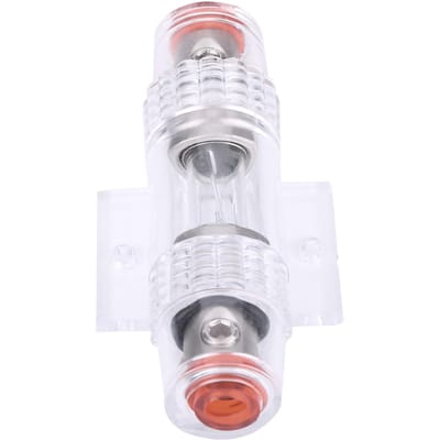 Boîte à fusibles AGU pour autoradio, fil de calibre 8 avec 4 fusibles 60 A white