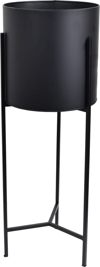 LOFT42 Joy Plantenbak Rond - Metaal - Mat Zwart