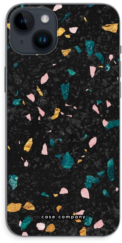 Case Company® - Hoesje geschikt voor iPhone 14 Plus hoesje - Terrazzo N°10 - Soft Cover Telefoonhoesje - Bescherming aan alle Kanten en Schermrand