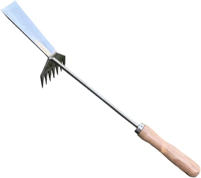 Onkruidsteker Lange Steel - Tuingereedschap Onkruid - Efficiënt Wieden - Ergonomisch Ontwerp - 48.5 cm - Metaal
