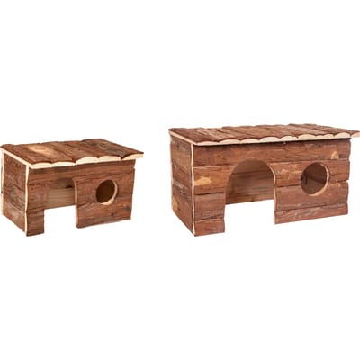 Flamingo Howy - Knaagdierhuis Knaagdier - Huisje Howy Hout M 28x17,5x17cm - 1st - 130300 - 1st